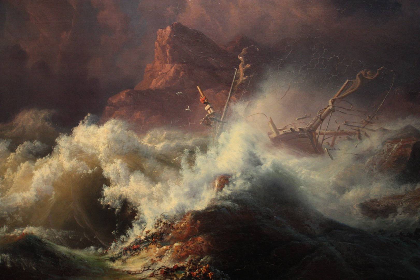 Кнуд-Андреас Бааде, «Крушение», 1835 г.