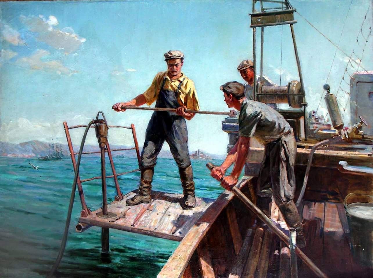 Лятиф Гусейн оглы Керимов. Поиск нефти. 1958