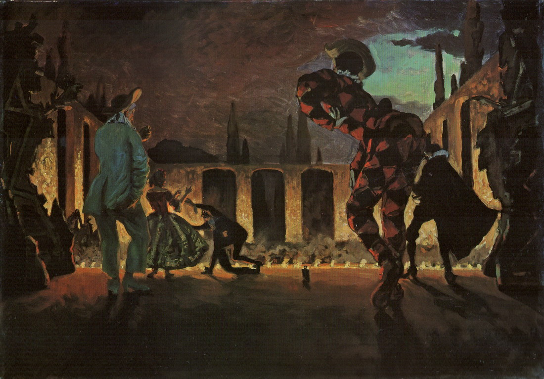 А. Н. Бенуа. Итальянская комедия. 1906
