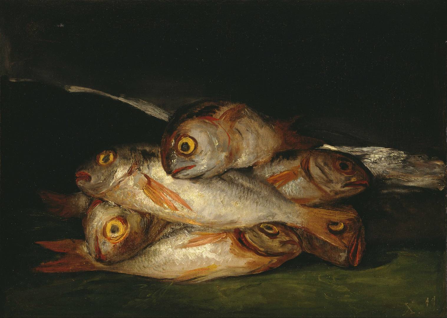 Франсиско де Гойя. Натюрморт с рыбами. 1812